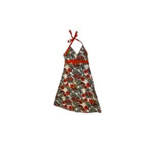 Patagonia Floral Print Stretch Cotton Halter Dress - Women’s Size Small